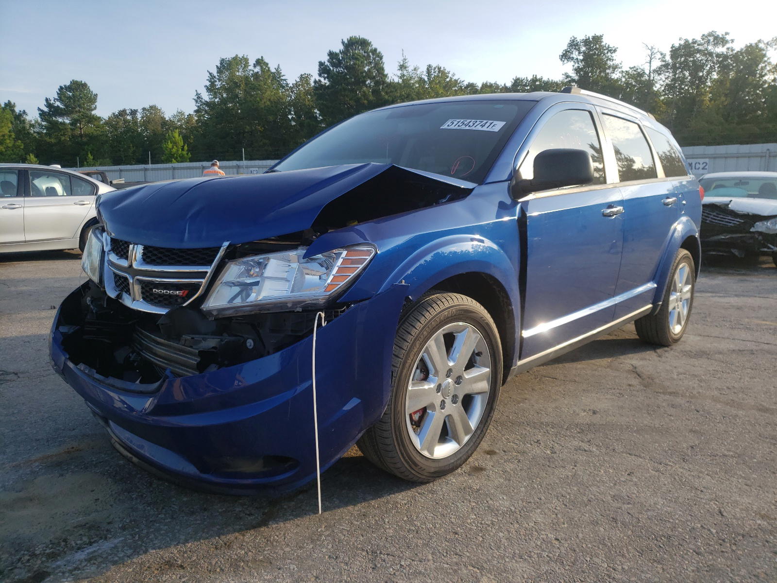 Photo 2 from auction – 2015 DODGE JOURNEY SE with VIN 3C4PDCAB0FT506346