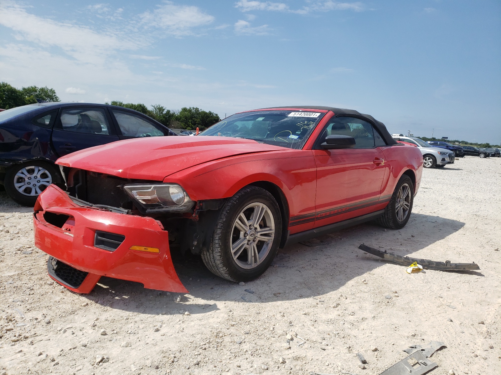 Photo 2 from auction – 2011 FORD MUSTANG with VIN 1ZVBP8EM5B5116764