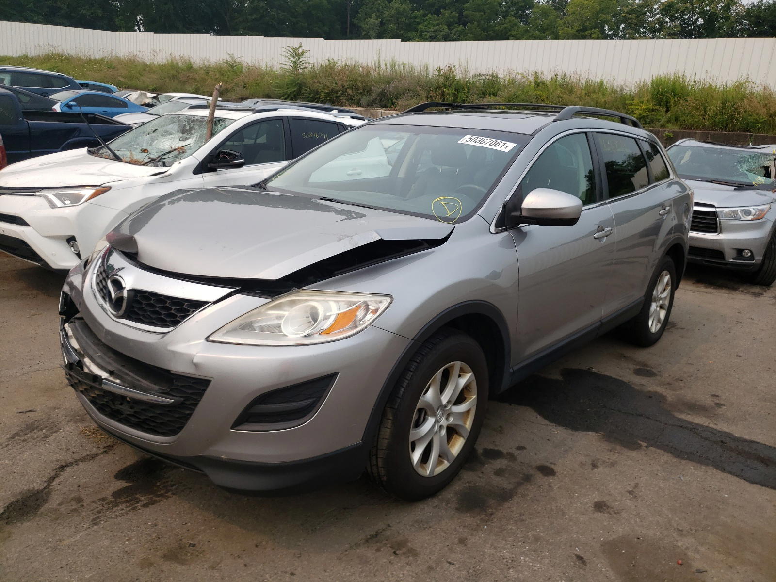 Photo 2 from auction – 2012 MAZDA CX-9 with VIN JM3TB3CV7C0351614