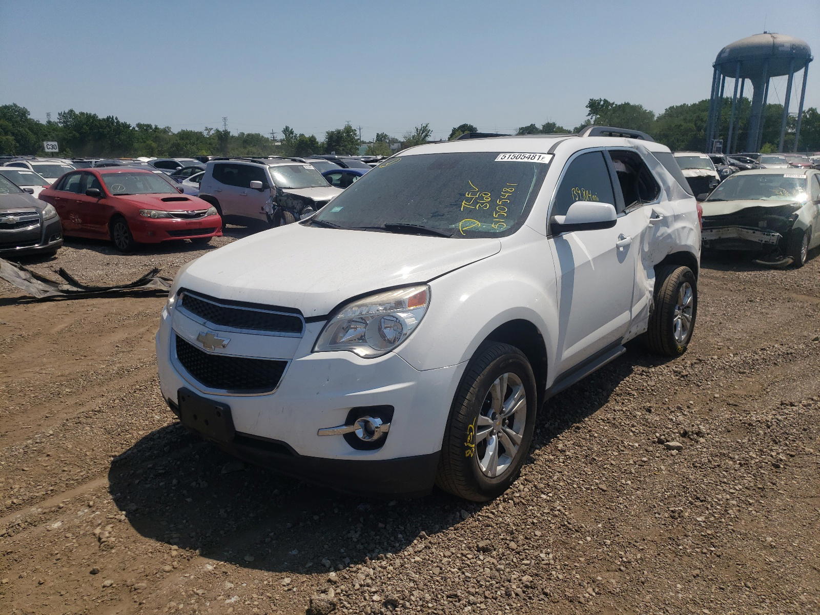 Photo 2 from auction – 2012 CHEVROLET EQUINOX with VIN 2GNFLNEK7C6220411