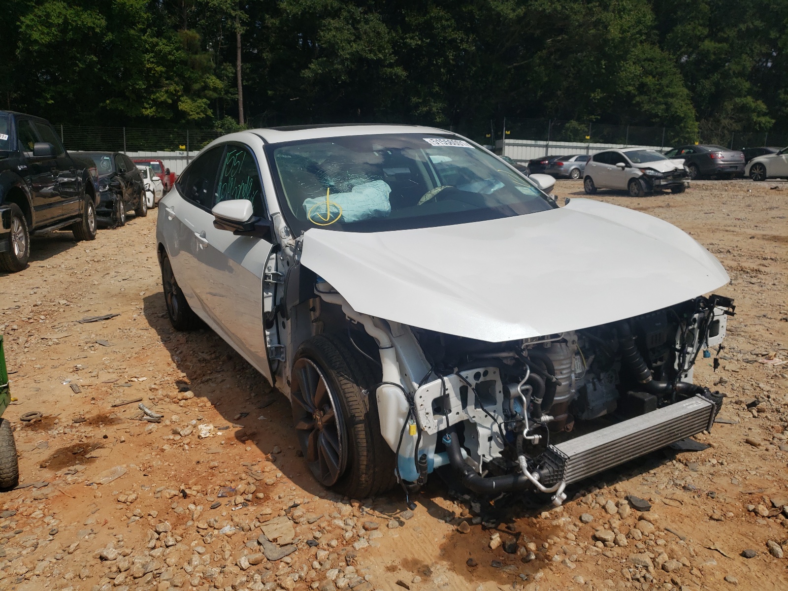 Photo 1 from auction – 2019 HONDA CIVIC EX with VIN 19XFC1F3XKE214903