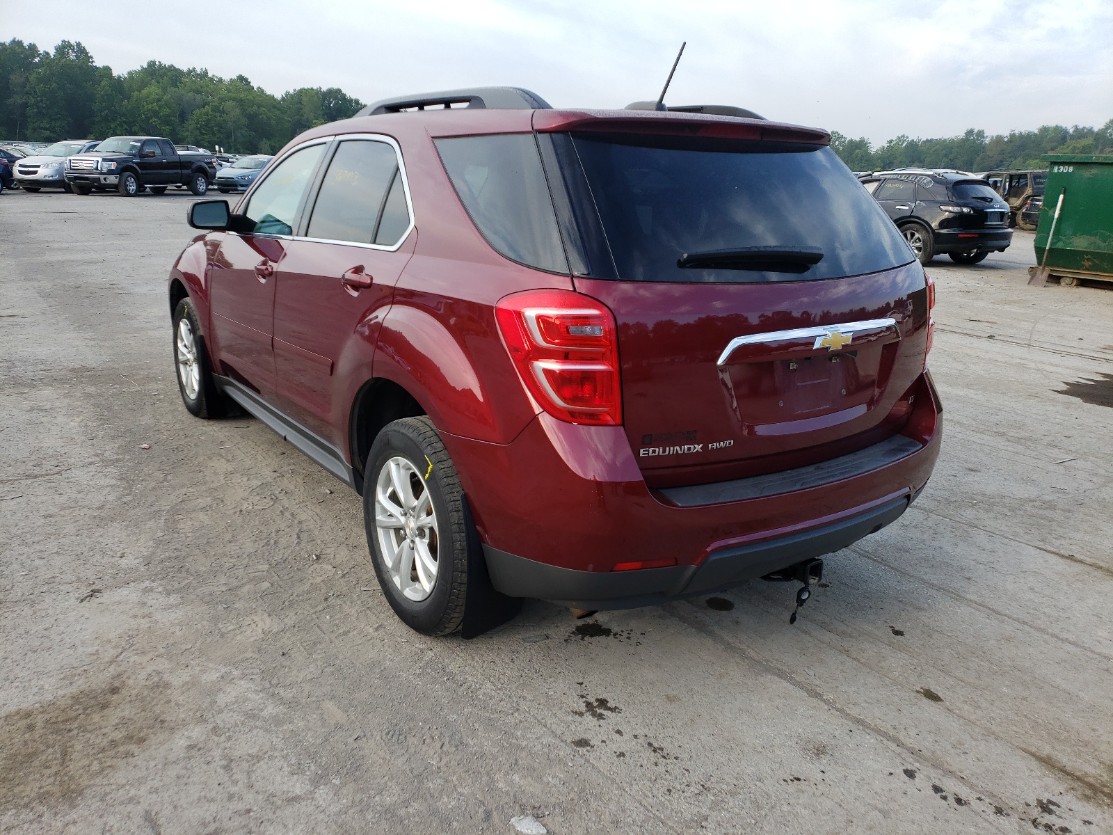 Photo 3 from auction – 2017 CHEVROLET EQUINOX LT with VIN 2GNFLFEK9H6118184