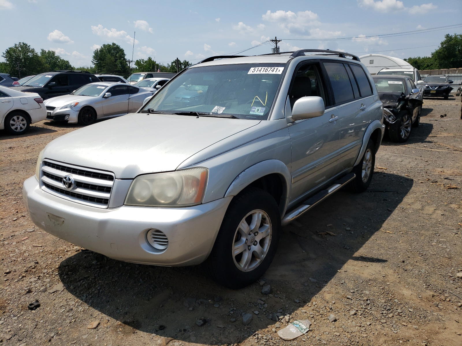 Photo 2 from auction – 2003 TOYOTA HIGHLANDER with VIN JTEHF21A430106911