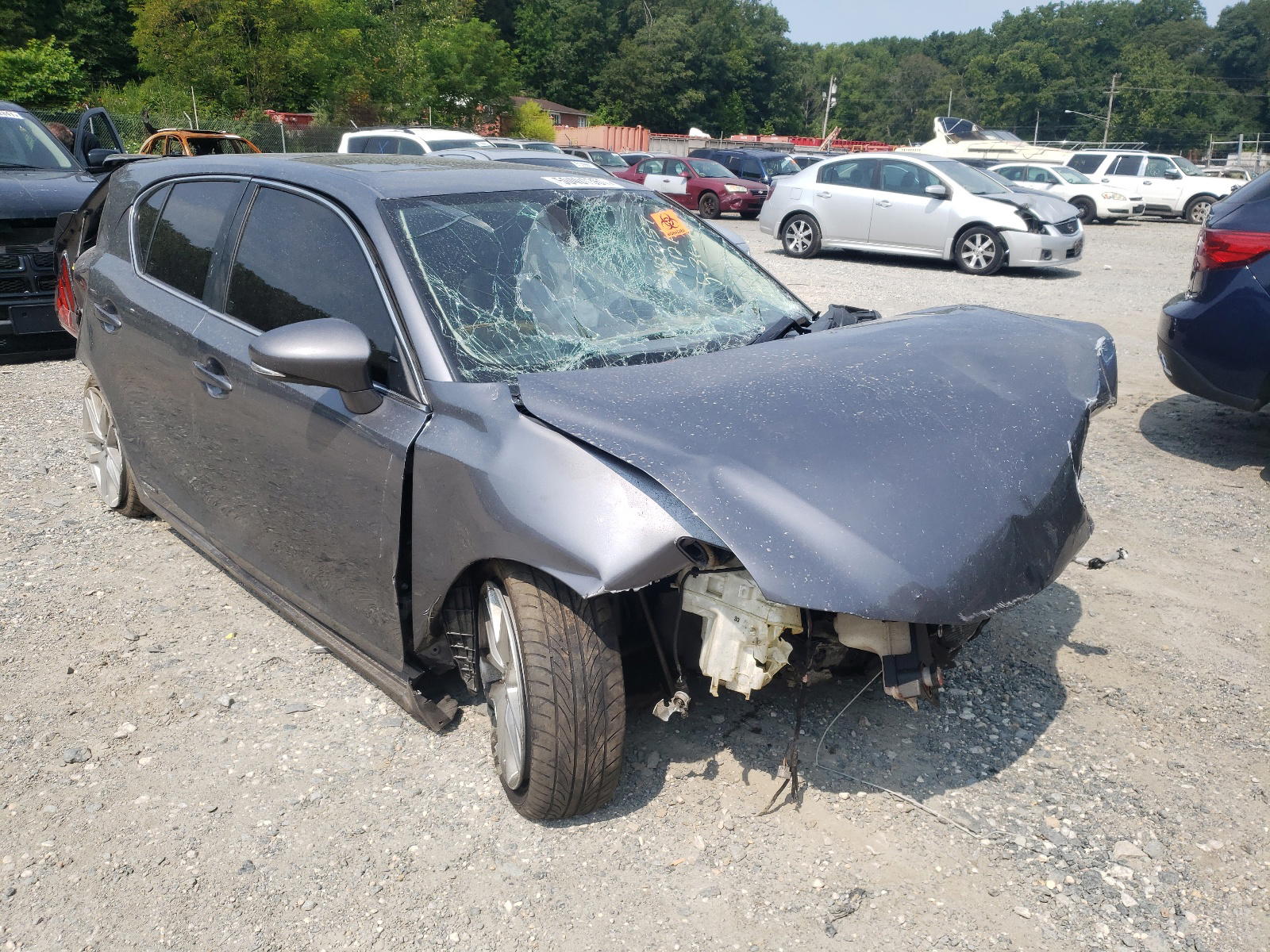 LEXUS CT 200 2015 with VIN JTHKD5BH1F2224676 - Photo from auction