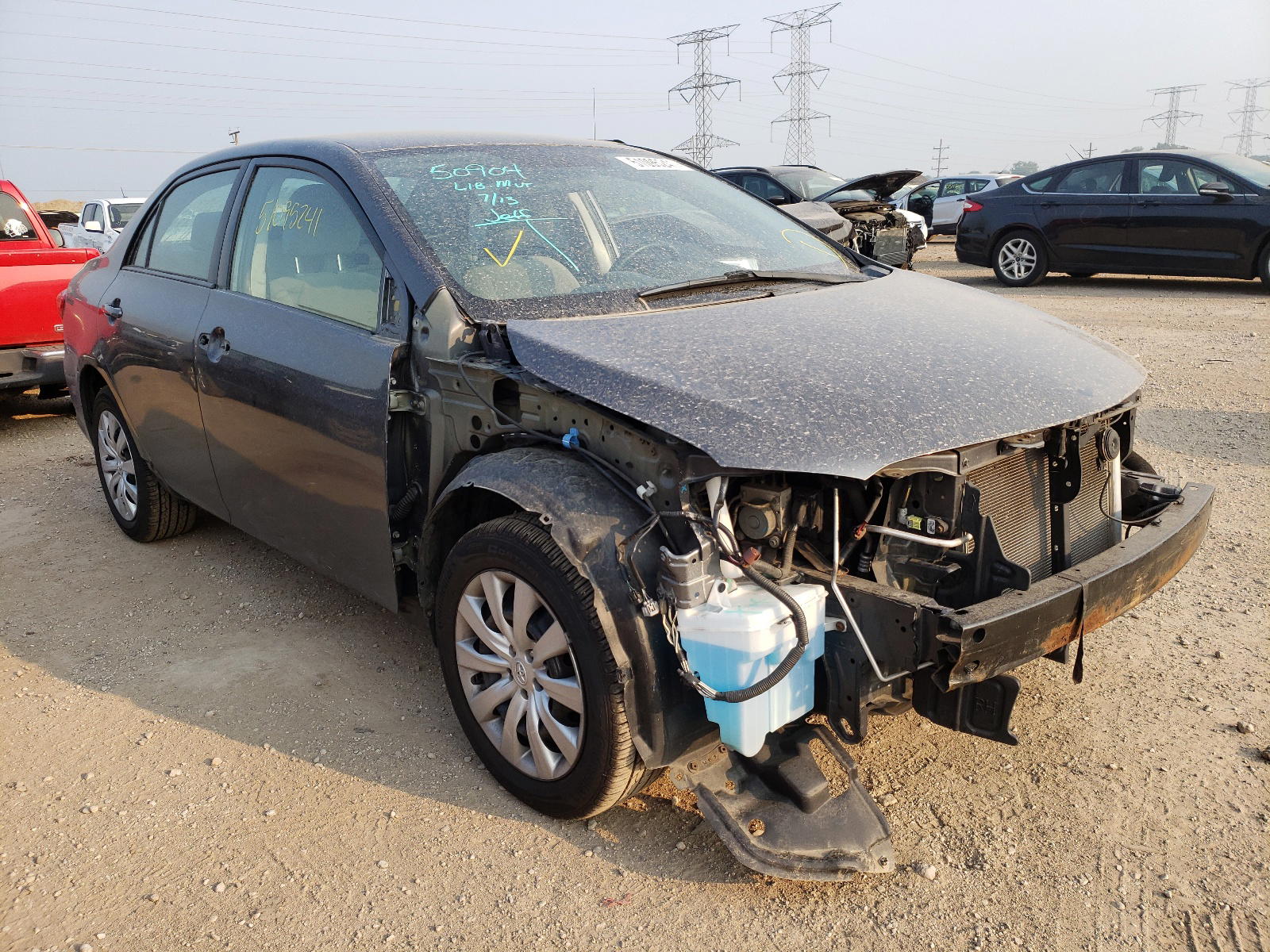 TOYOTA COROLLA BA 2012 with VIN 2T1BU4EE5CC887226 - Photo from auction