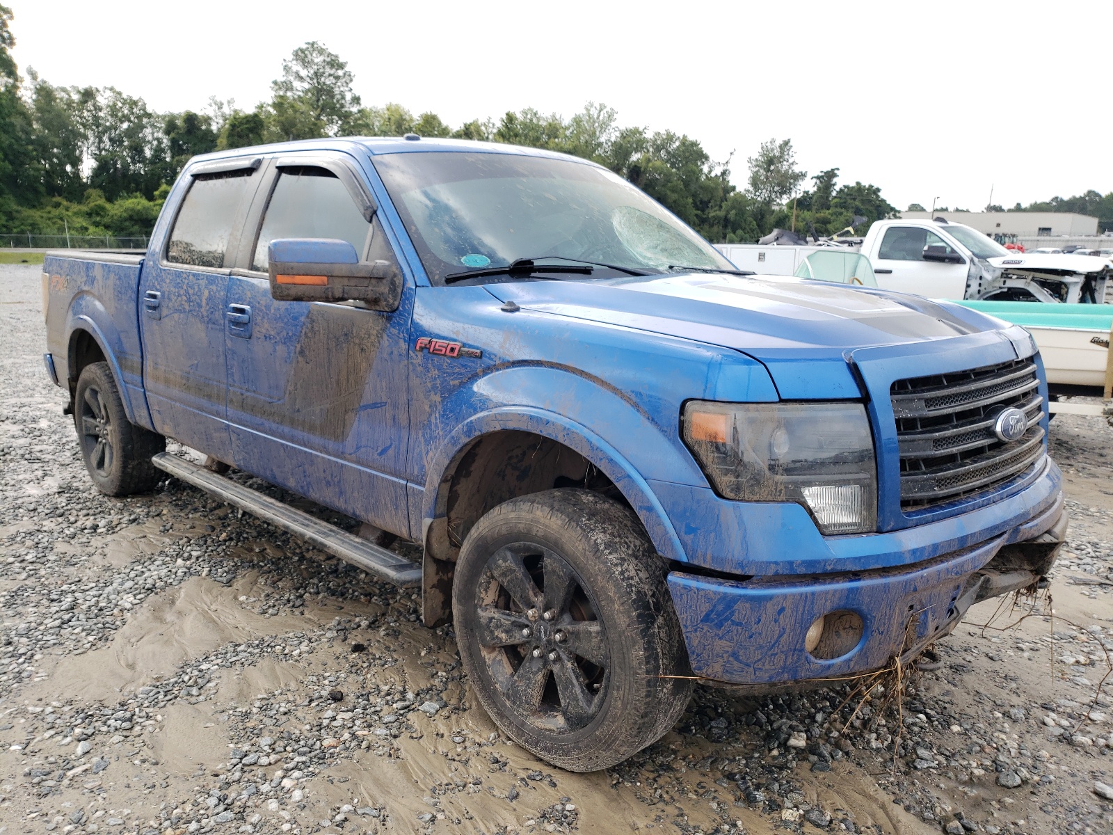 FORD F150 SUPER 2014 with VIN 1FTFW1EFXEFB44042 - Photo from auction
