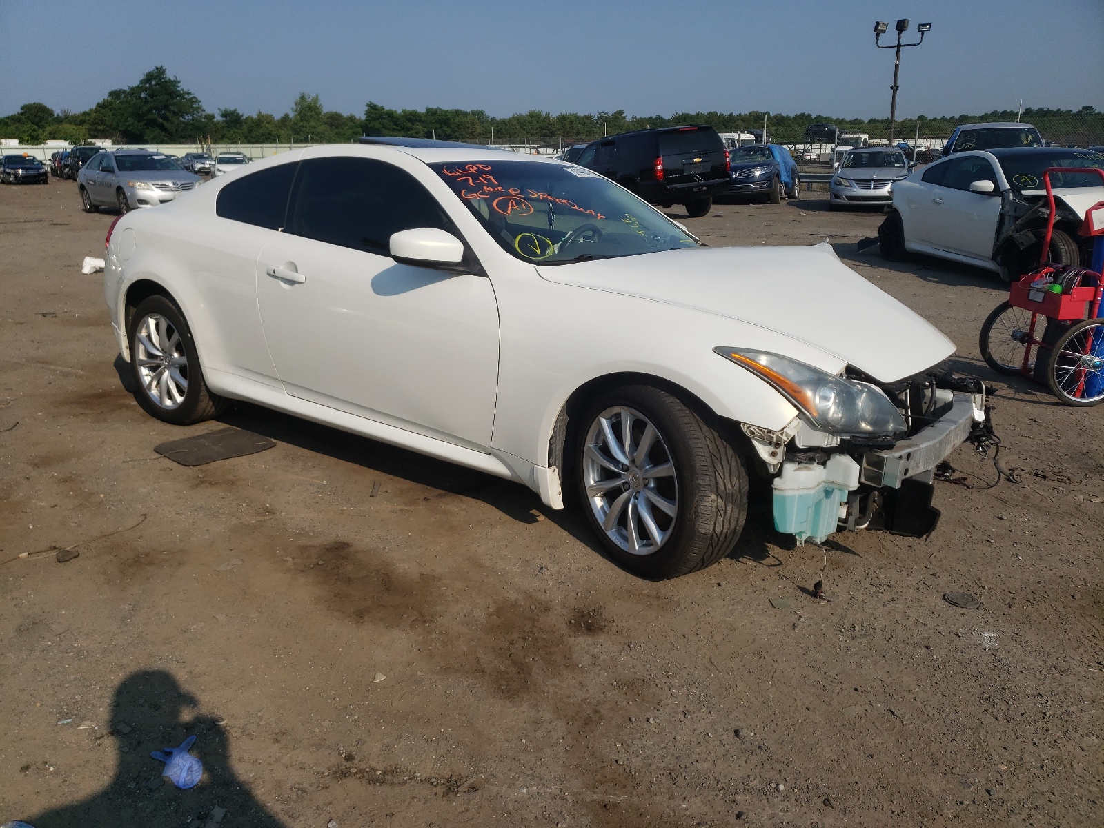 INFINITI G37 2012 with VIN JN1CV6EL1CM471059 - Photo from auction