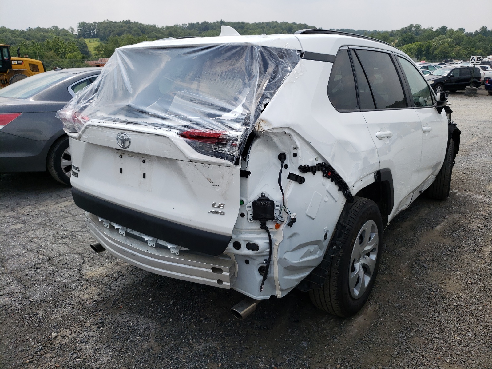 Photo 4 from auction – 2021 TOYOTA RAV4 LE with VIN 2T3G1RFV3MC170133