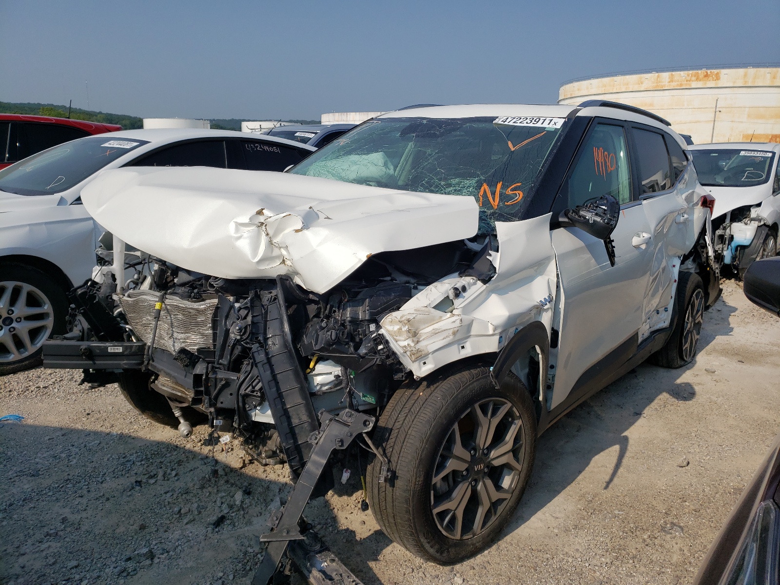 Photo 2 from auction – 2021 KIA SELTOS EX with VIN KNDERCAAXM7128361