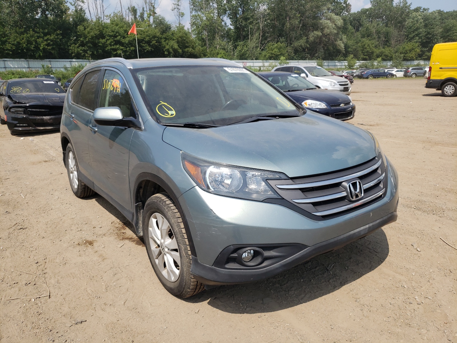 HONDA CR-V EXL 2012 with VIN 2HKRM4H70CH610086 - Photo from auction