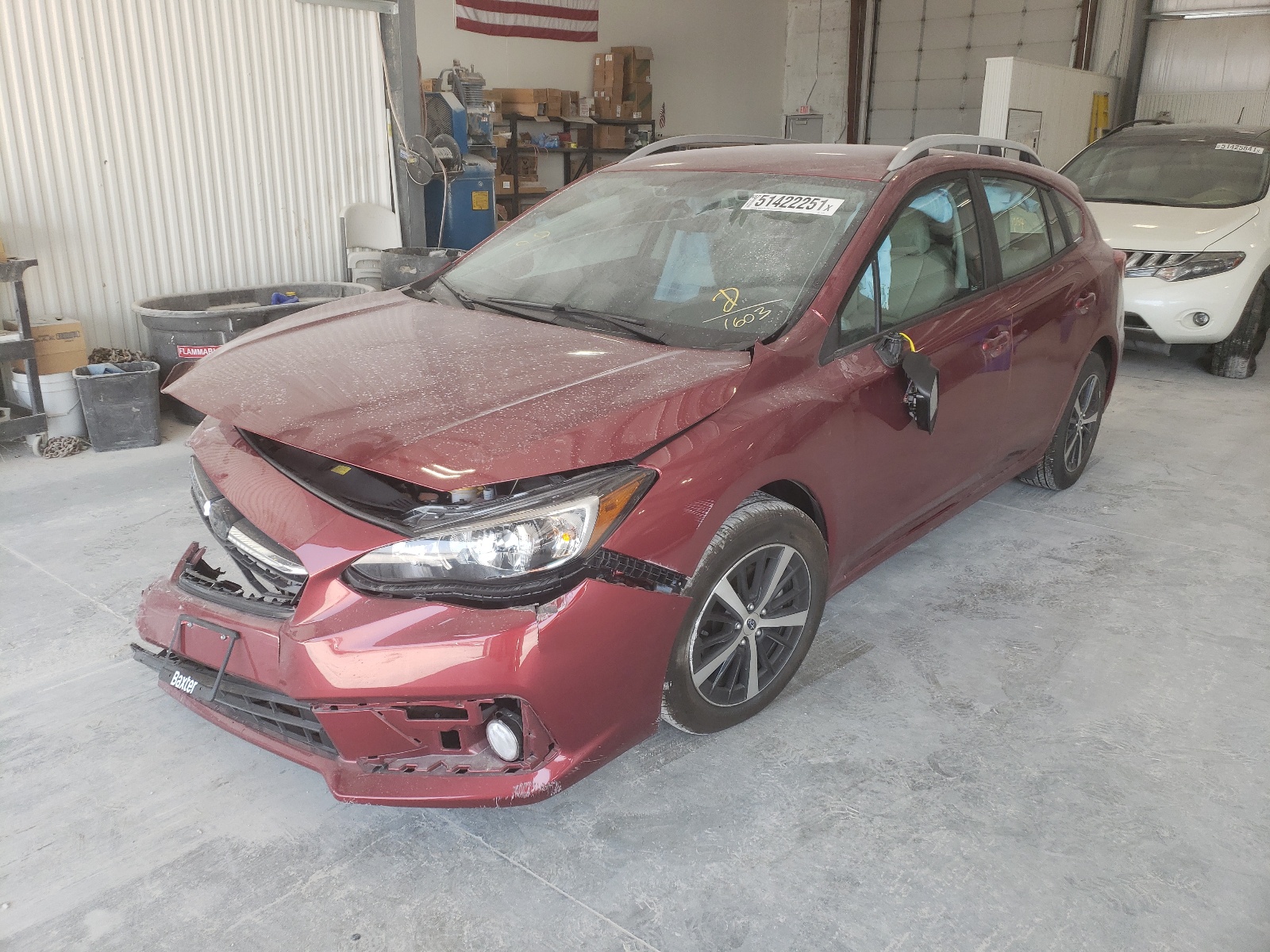 Photo 2 from auction – 2021 SUBARU IMPREZA PR with VIN 4S3GTAV64M3711603