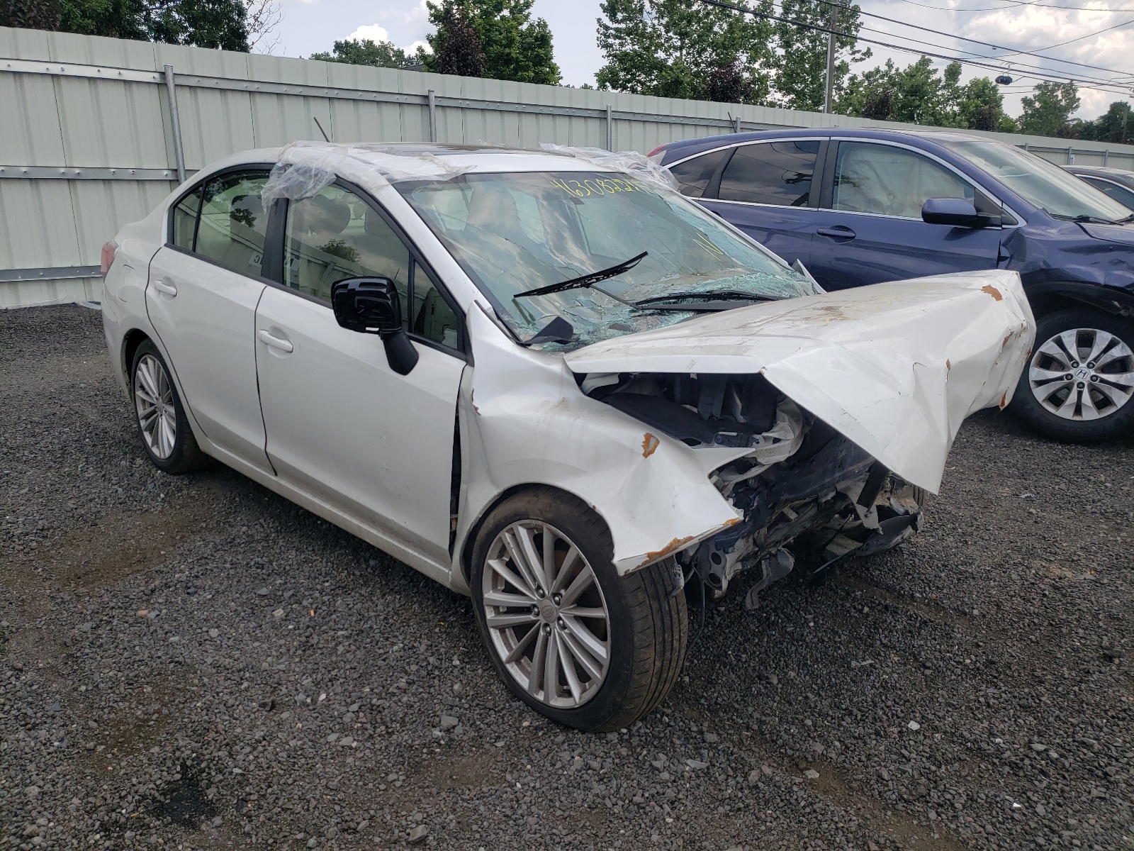 SUBARU IMPREZA PR 2013 with VIN JF1GJAD61DG018073 - Photo from auction