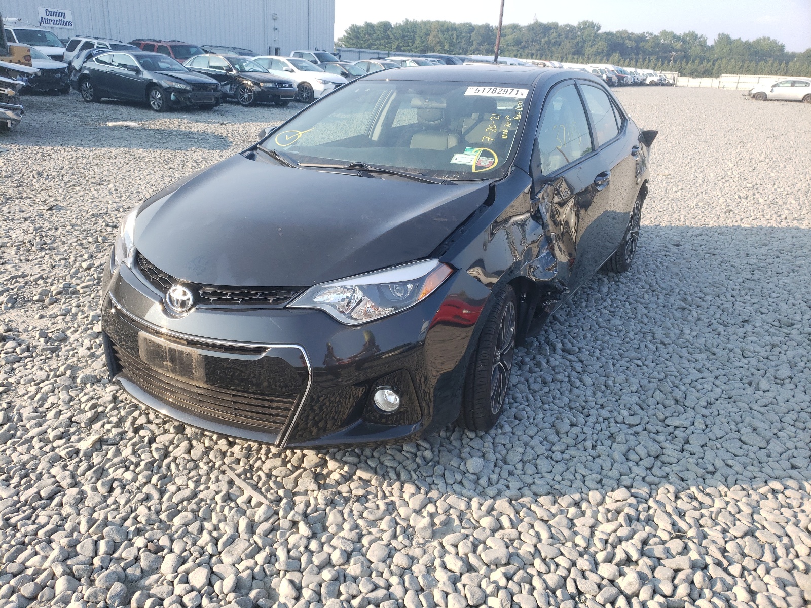 Photo 2 from auction – 2016 TOYOTA COROLLA L with VIN 2T1BURHE9GC495462