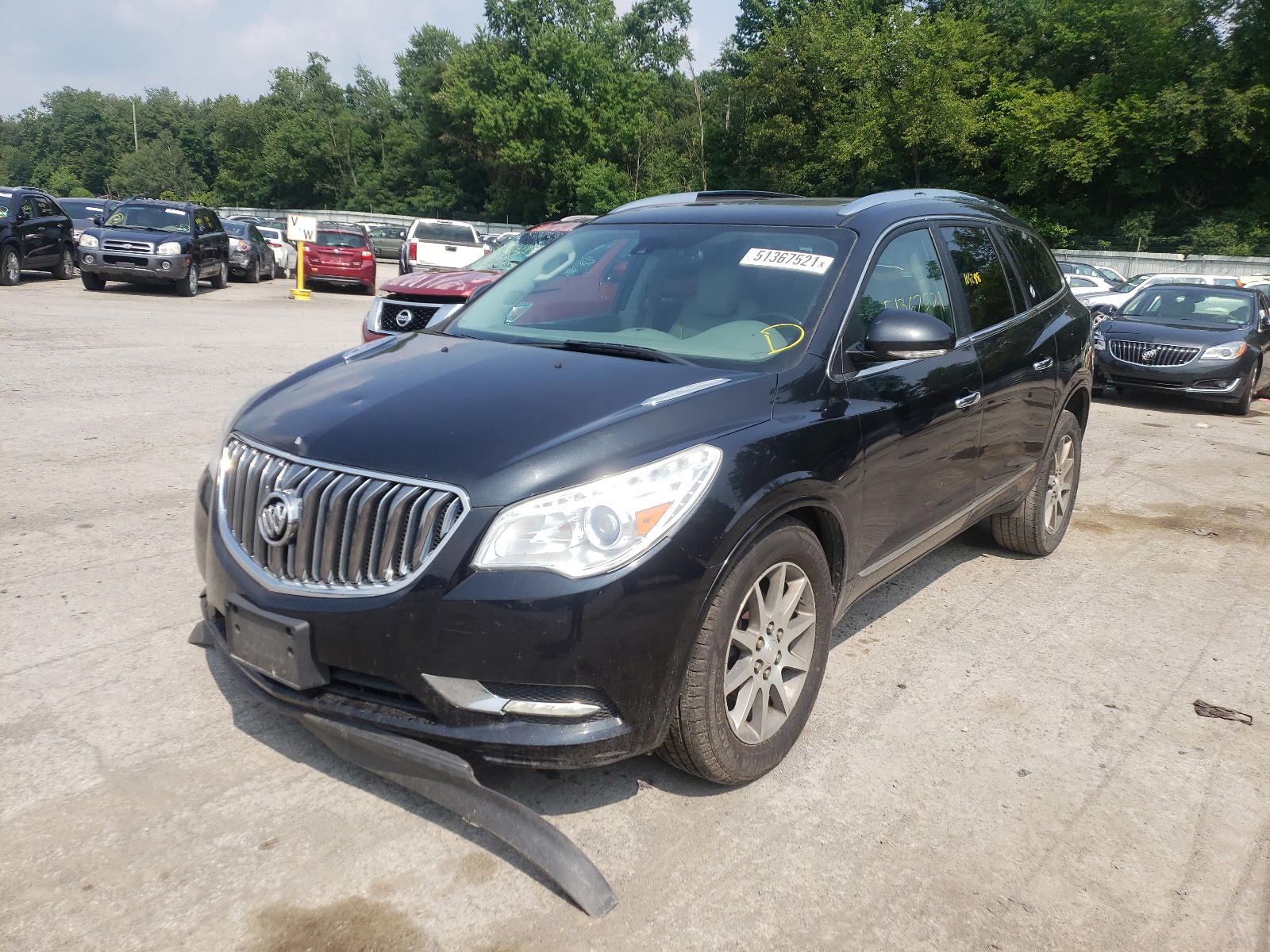 Photo 2 from auction – 2014 BUICK ENCLAVE with VIN 5GAKVBKD0EJ231067