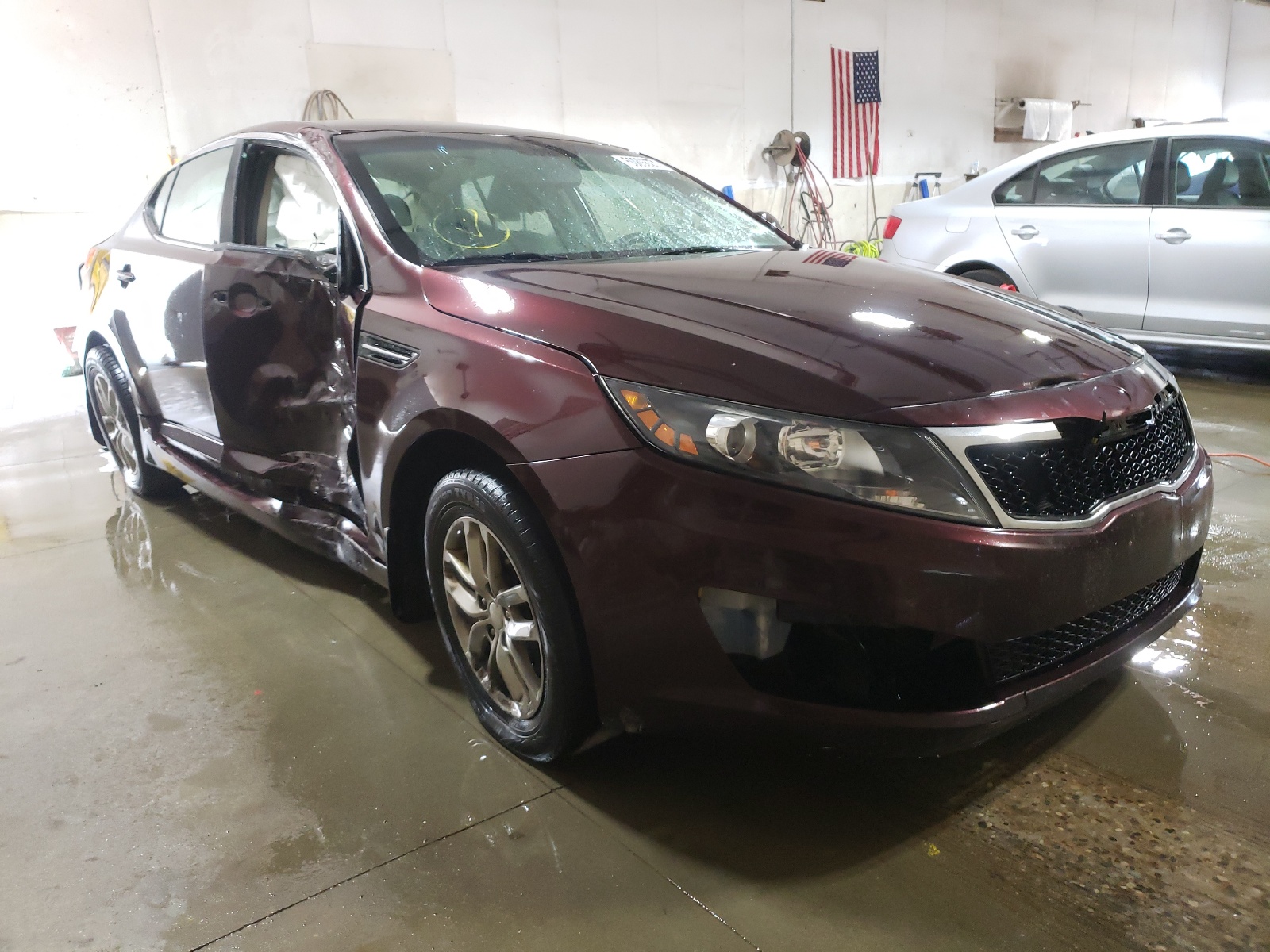 KIA OPTIMA LX 2013 with VIN 5XXGM4A79DG257894 - Photo from auction