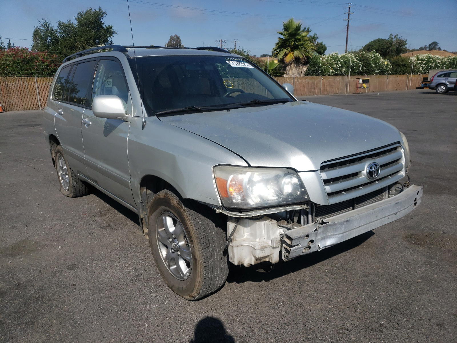 TOYOTA HIGHLANDER 2005 with VIN JTEGP21A850050905 - Photo from auction