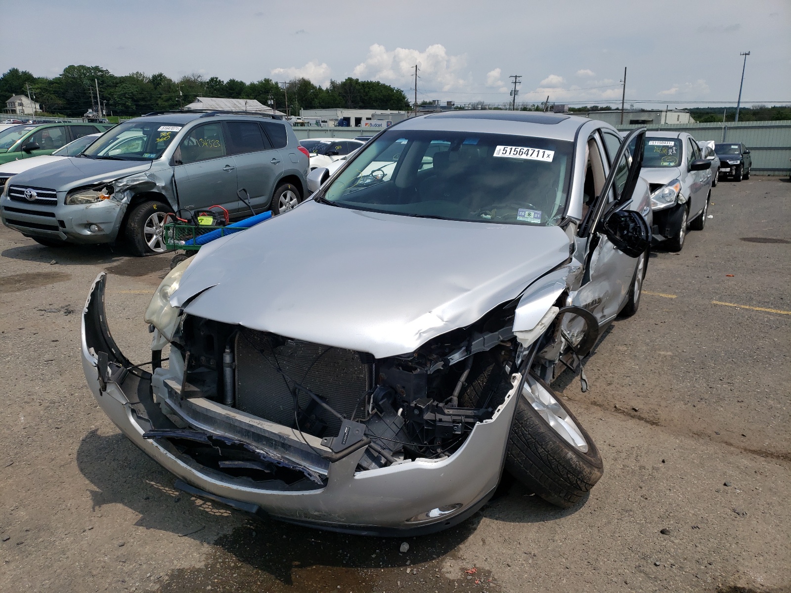 Photo 2 from auction – 2010 INFINITI EX35 BASE with VIN JN1AJ0HR7AM751212
