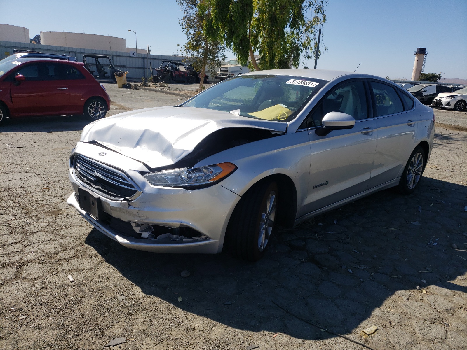 Photo 2 from auction – 2017 FORD FUSION SE with VIN 3FA6P0LU8HR314131