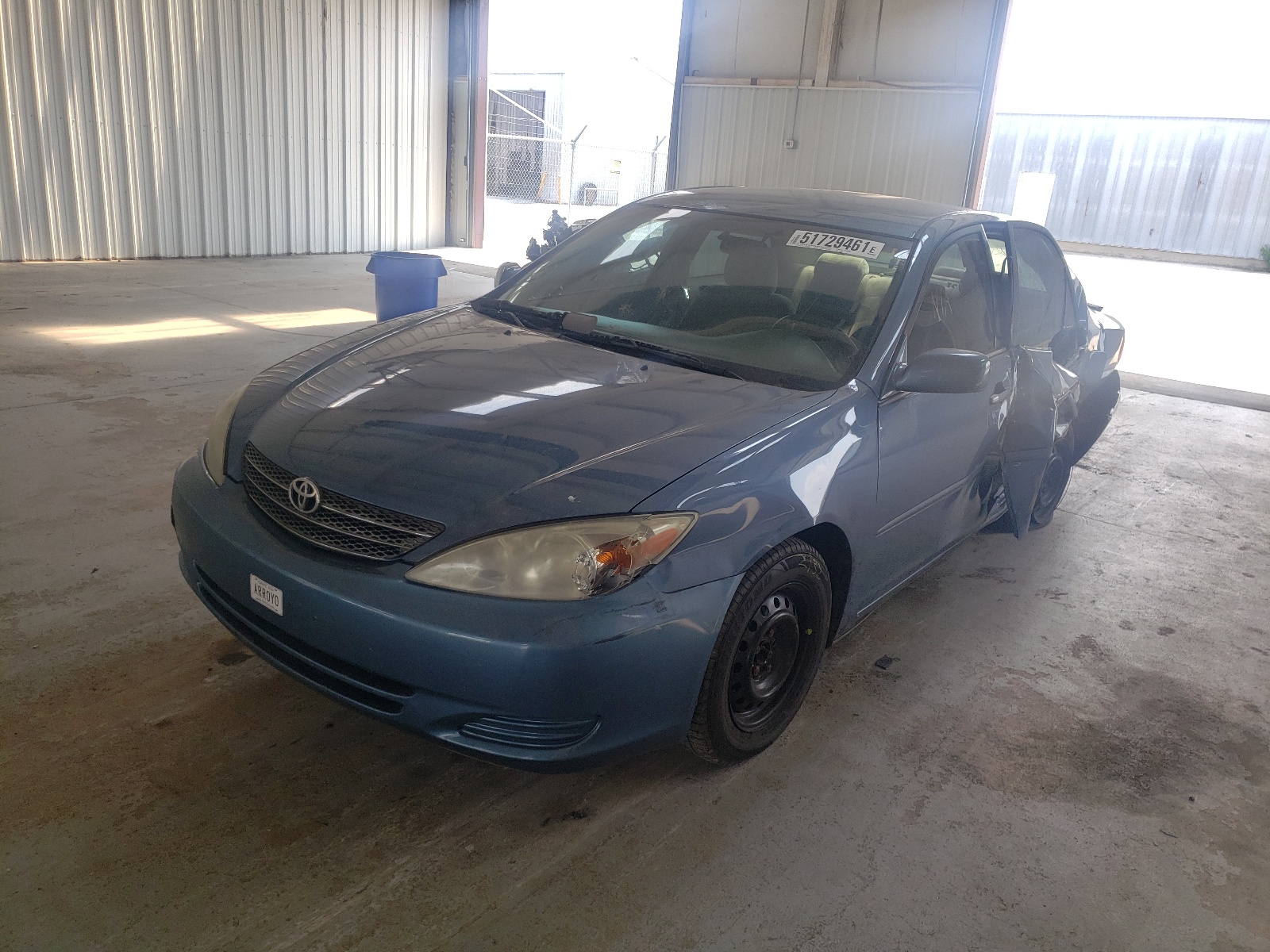 Photo 2 from auction – 2004 TOYOTA CAMRY LE with VIN 4T1BE32K34U898484