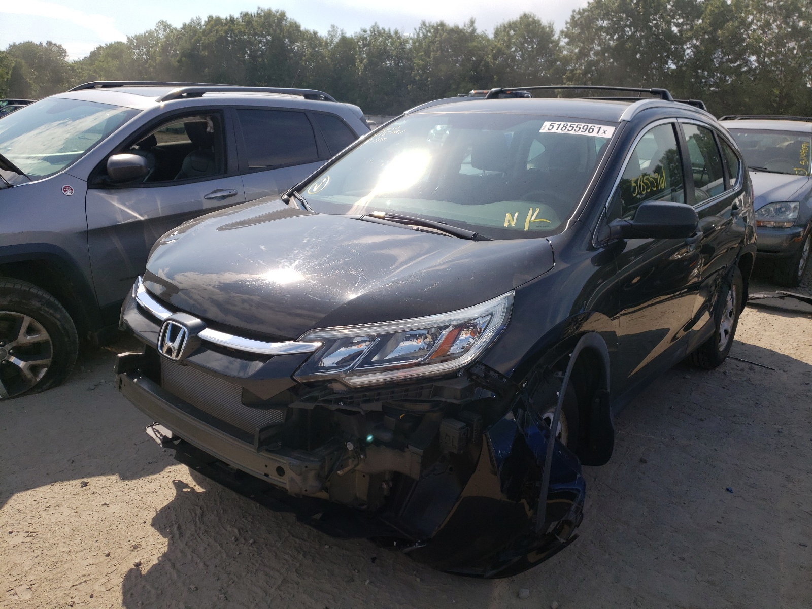 Photo 2 from auction – 2016 HONDA CR-V LX with VIN 5J6RM4H33GL087042