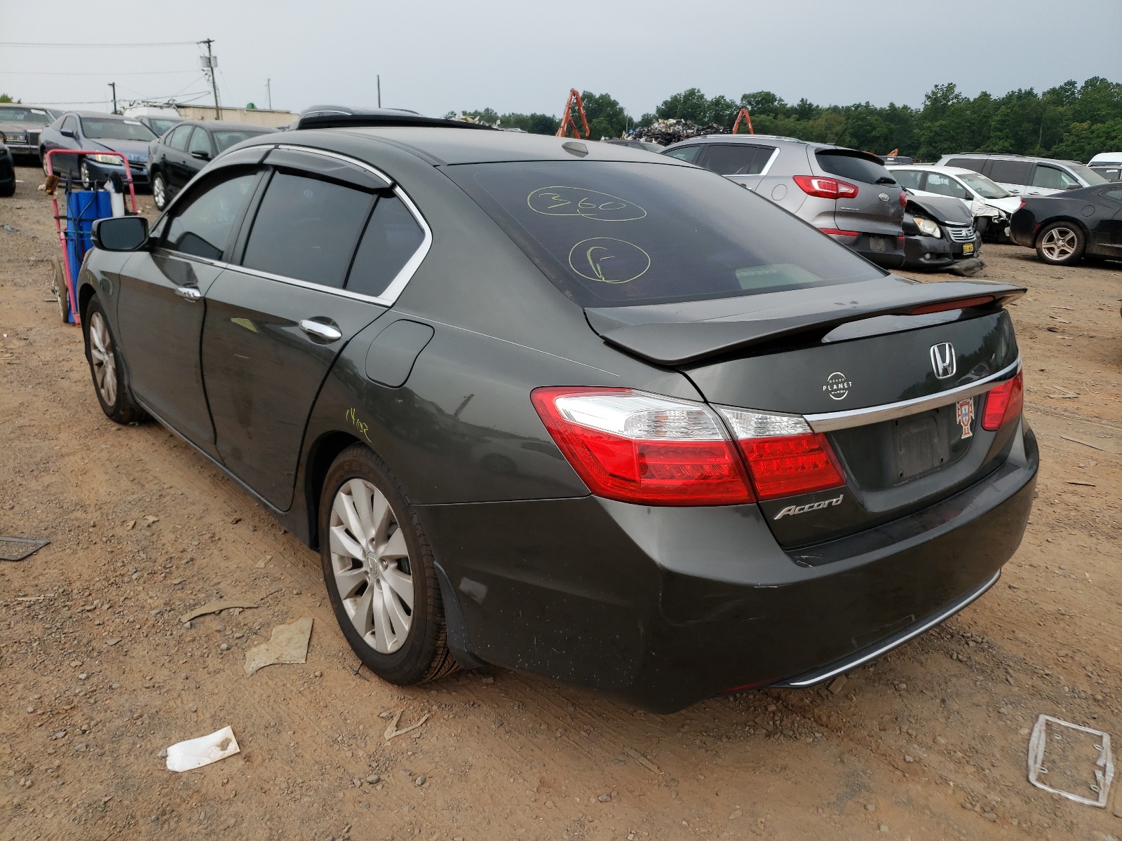 Photo 3 from auction – 2014 HONDA ACCORD EXL with VIN 1HGCR2F87EA003329