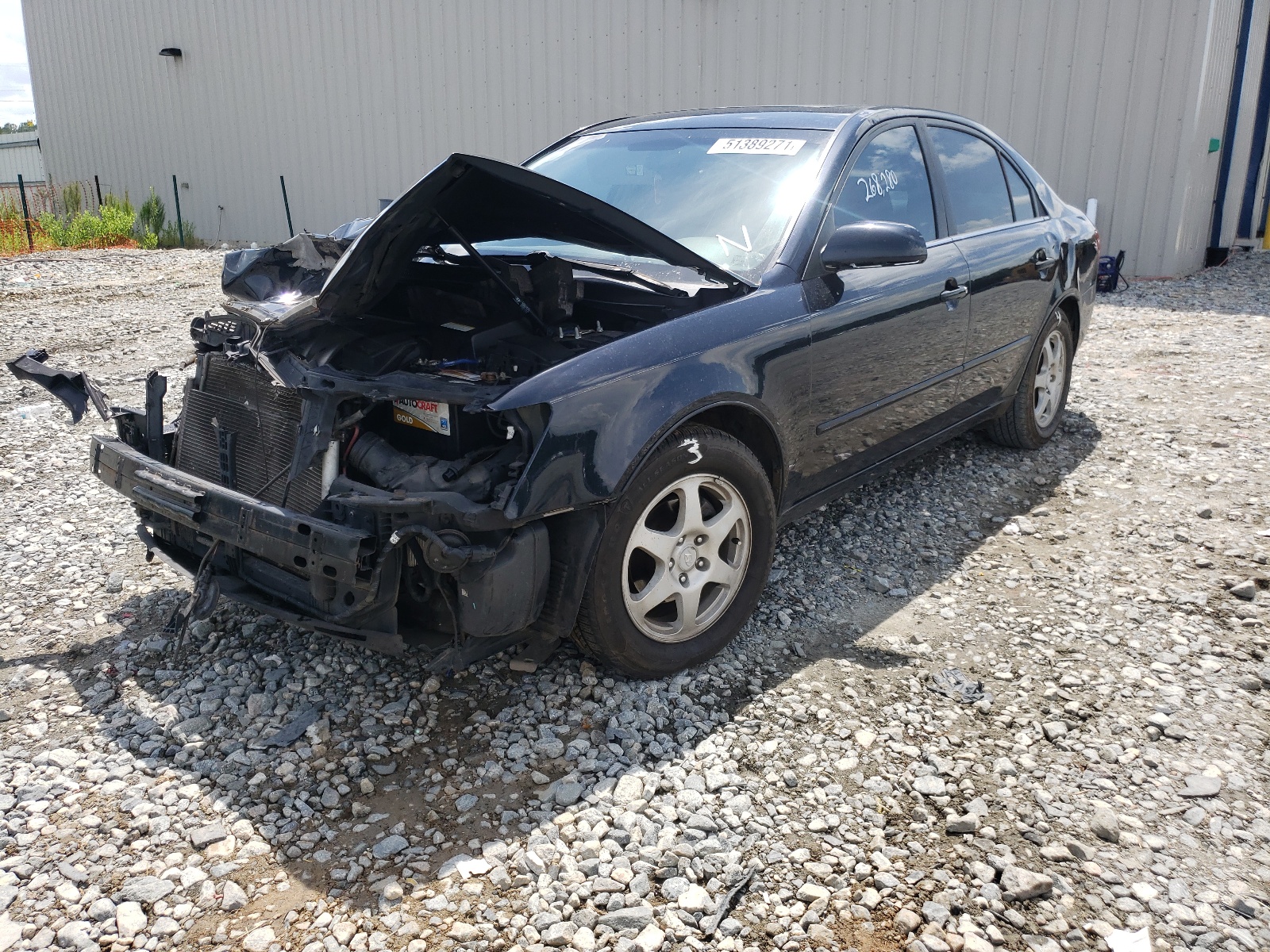 Photo 2 from auction – 2006 HYUNDAI SONATA GLS with VIN KMHEU46C46A124497