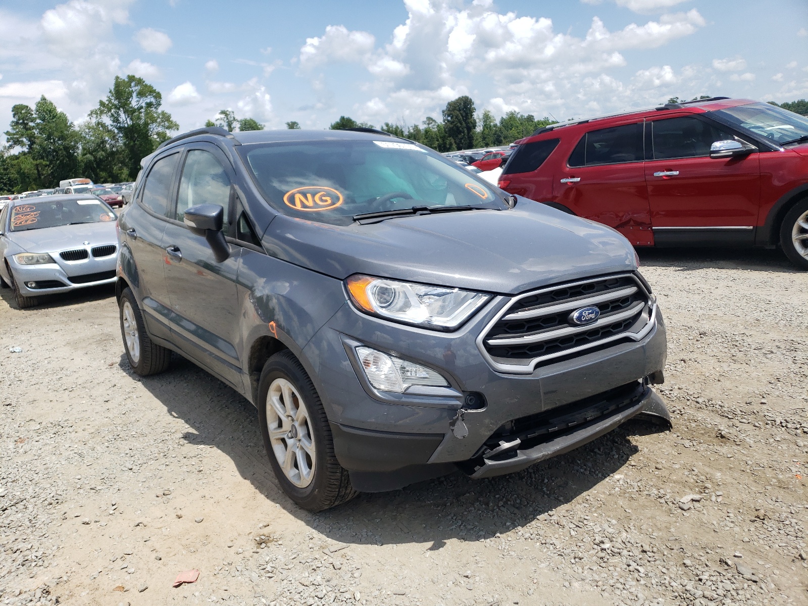 FORD ECOSPORT S 2020 with VIN MAJ3S2GE2LC321731 - Photo from auction