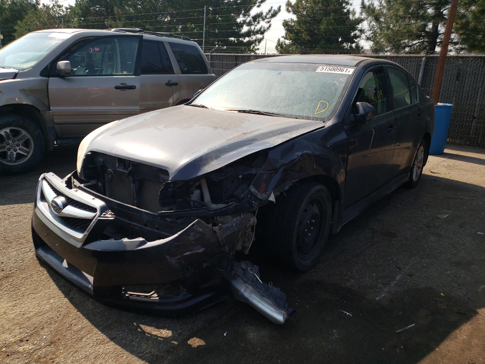 Photo 2 from auction – 2011 SUBARU LEGACY 2.5 with VIN 4S3BMBC61B3255136