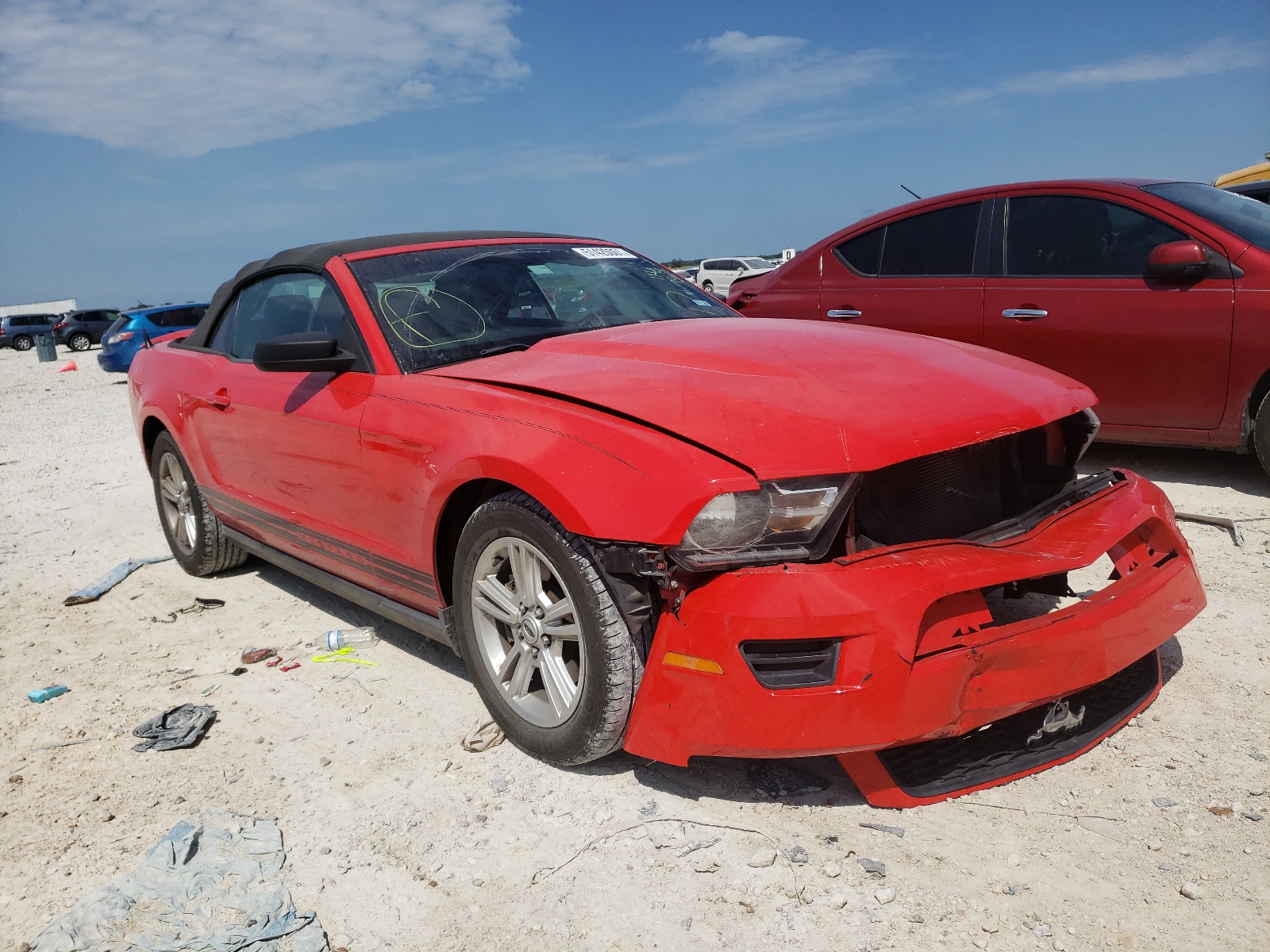 FORD MUSTANG 2011 with VIN 1ZVBP8EM5B5116764 - Photo from auction