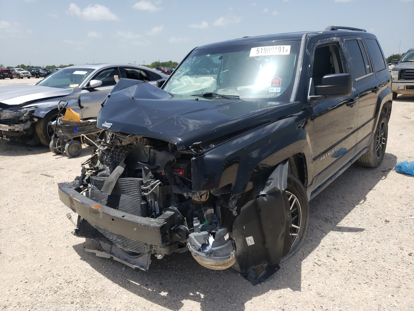 Photo 2 from auction – 2014 JEEP PATRIOT SP with VIN 1C4NJPBA9ED551853