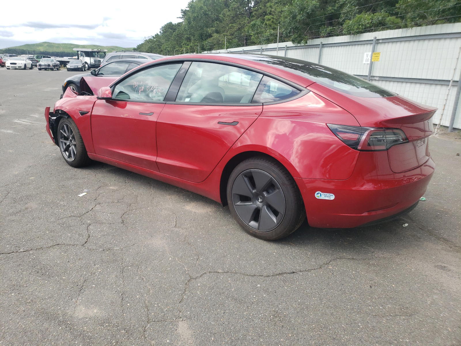 Photo 3 from auction – 2021 TESLA MODEL 3 with VIN 5YJ3E1EB0MF855870