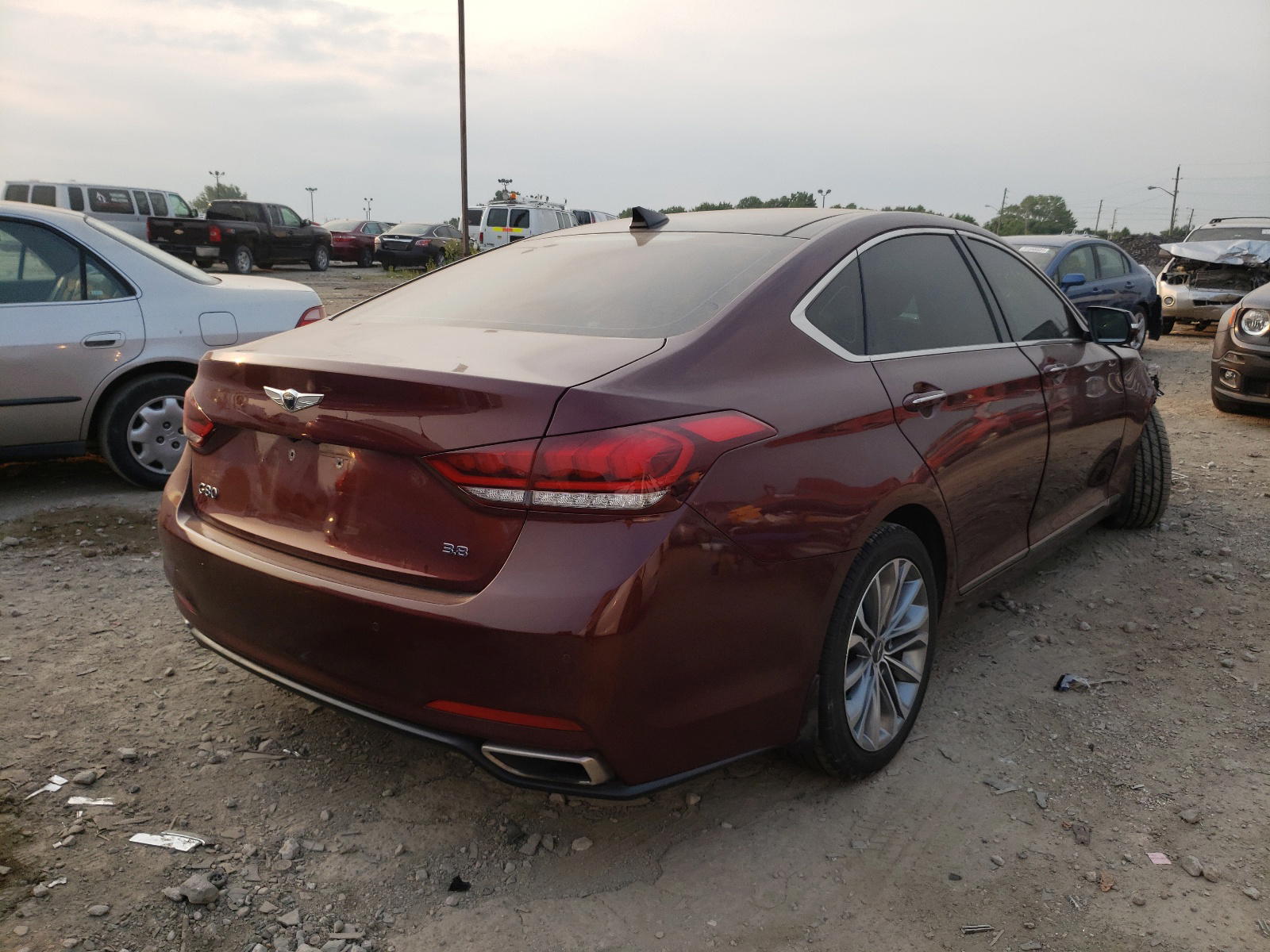 Photo 4 from auction – 2017 GENESIS G80 BASE with VIN KMHGN4JE6HU167433