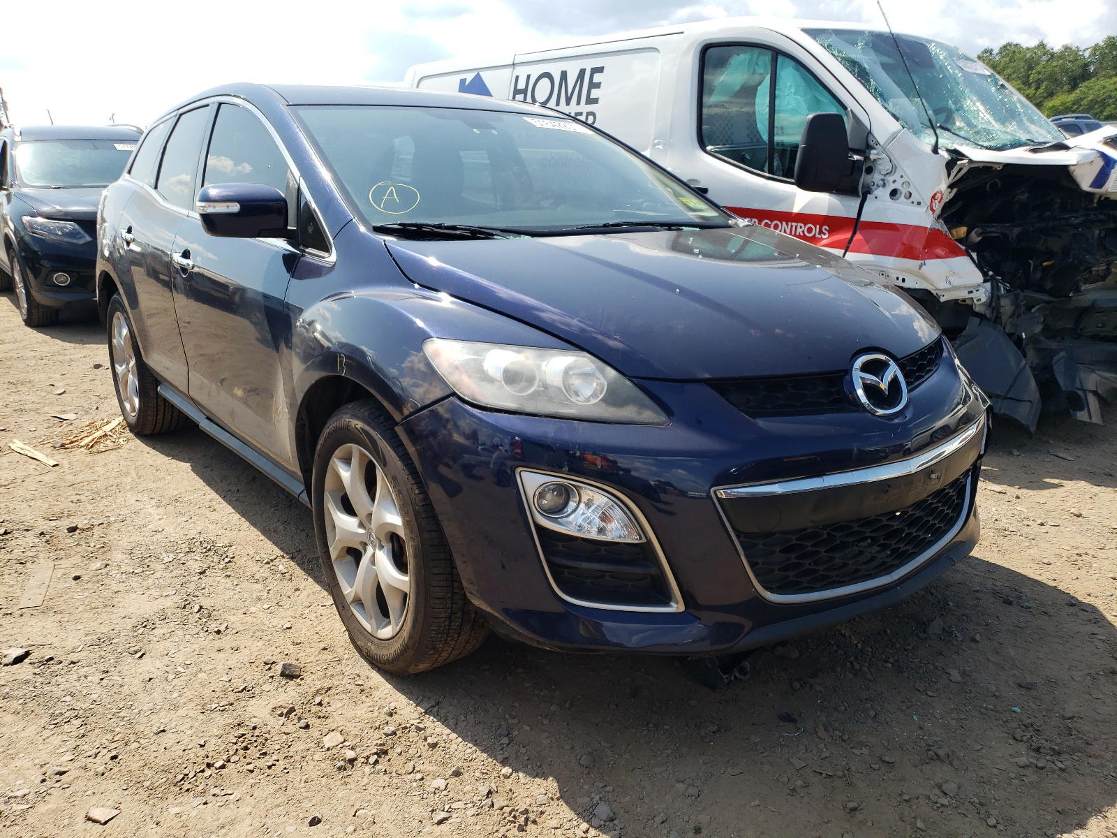 MAZDA CX-7 2011 with VIN JM3ER4DL1B0410128 - Photo from auction