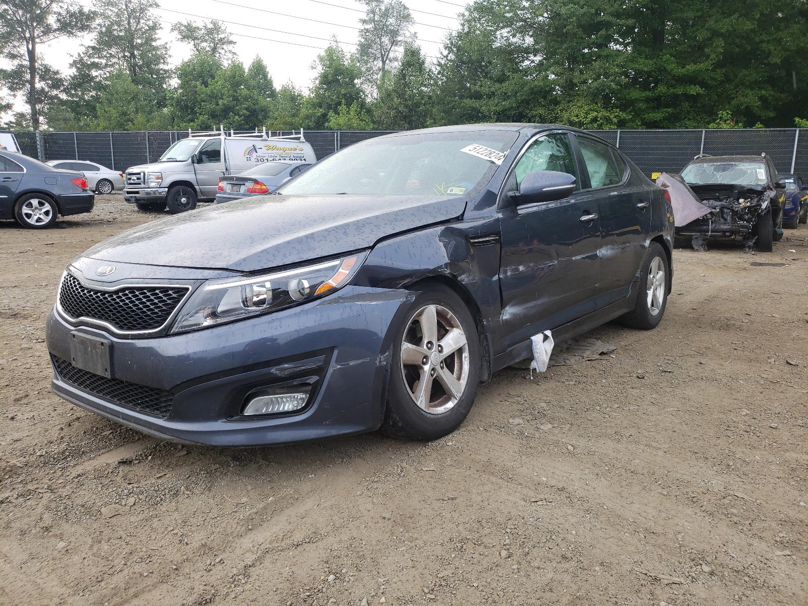 Photo 2 from auction – 2015 KIA OPTIMA LX with VIN KNAGM4A74F5539655