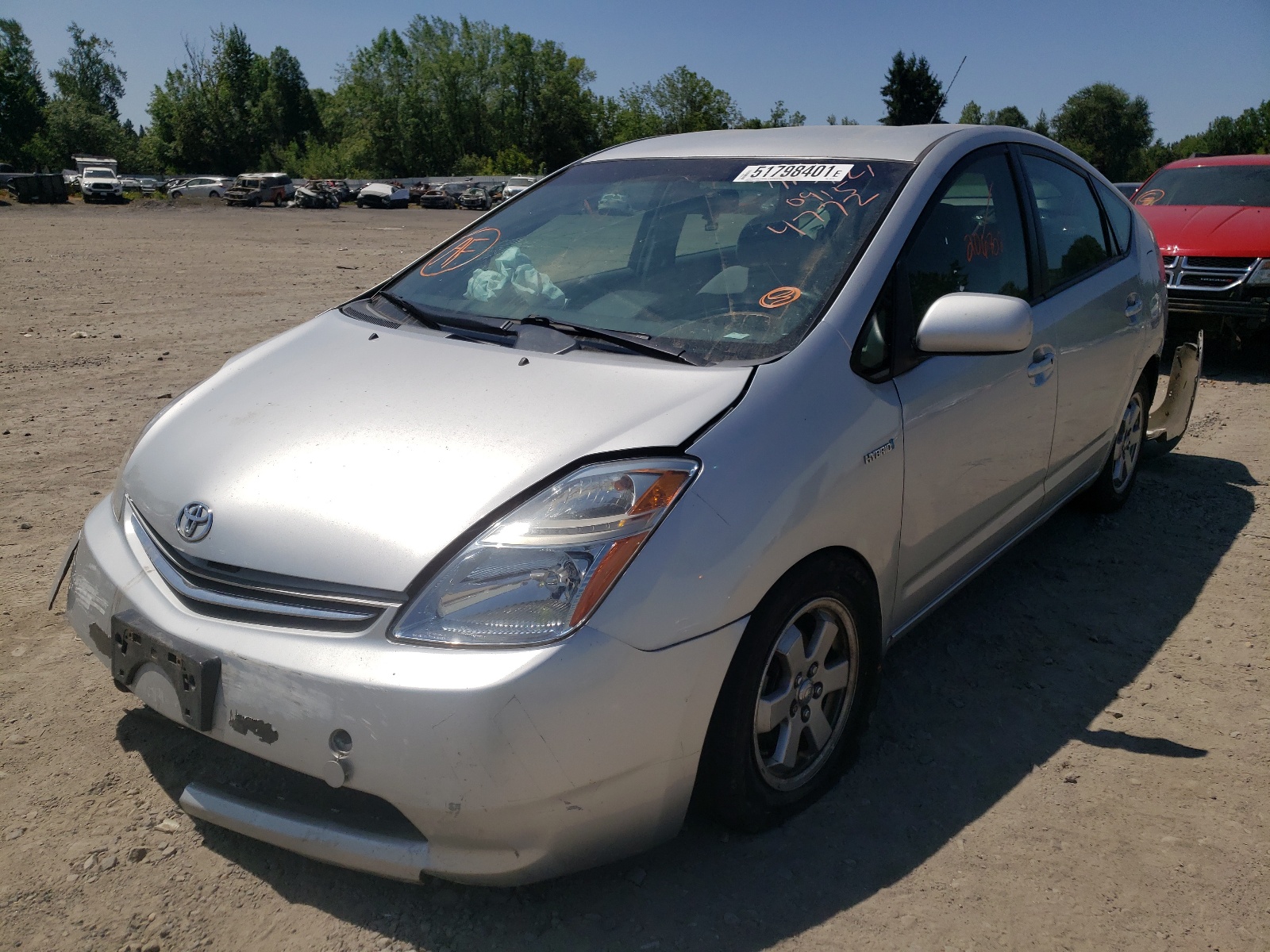 Photo 15 from auction – 2007 TOYOTA PRIUS with VIN JTDKB20U877662119