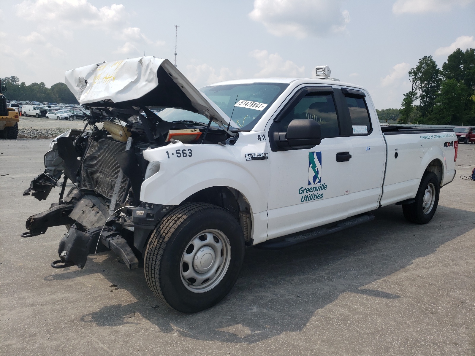Photo 2 from auction – 2017 FORD F150 SUPER with VIN 1FTEX1EF9HKC26297