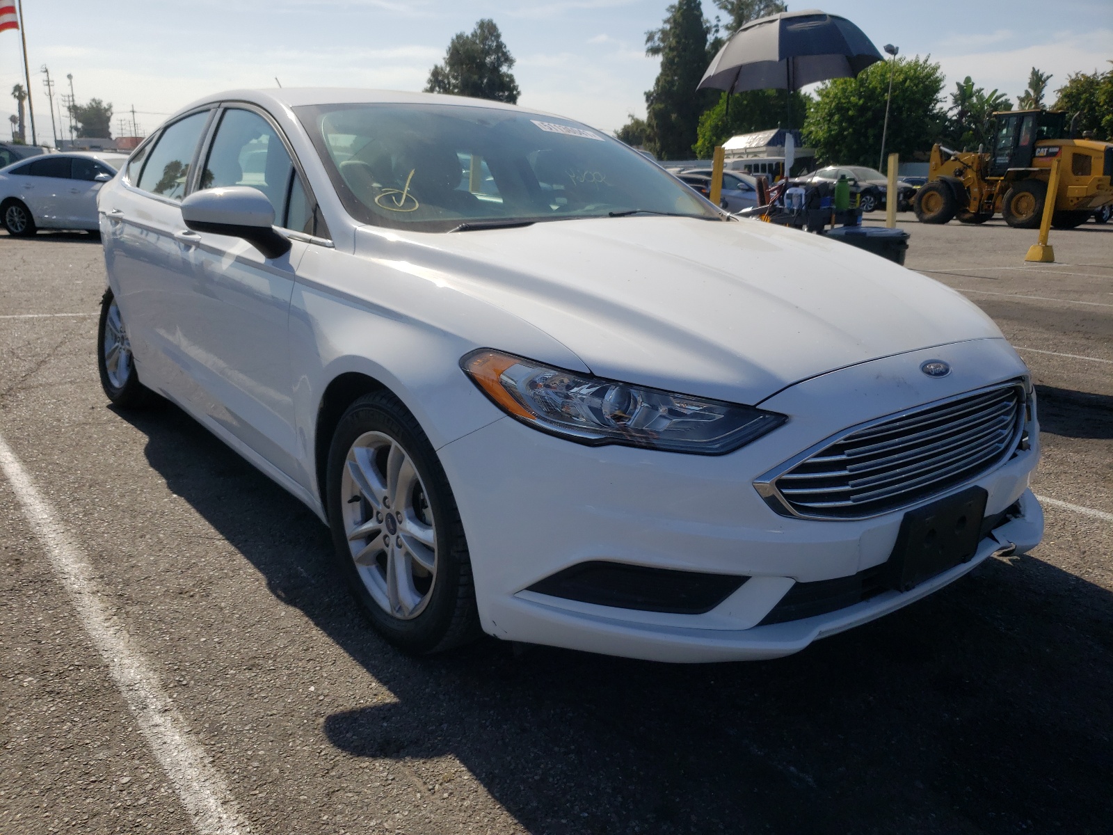 FORD FUSION SE 2018 with VIN 3FA6P0H78JR133409 - Photo from auction