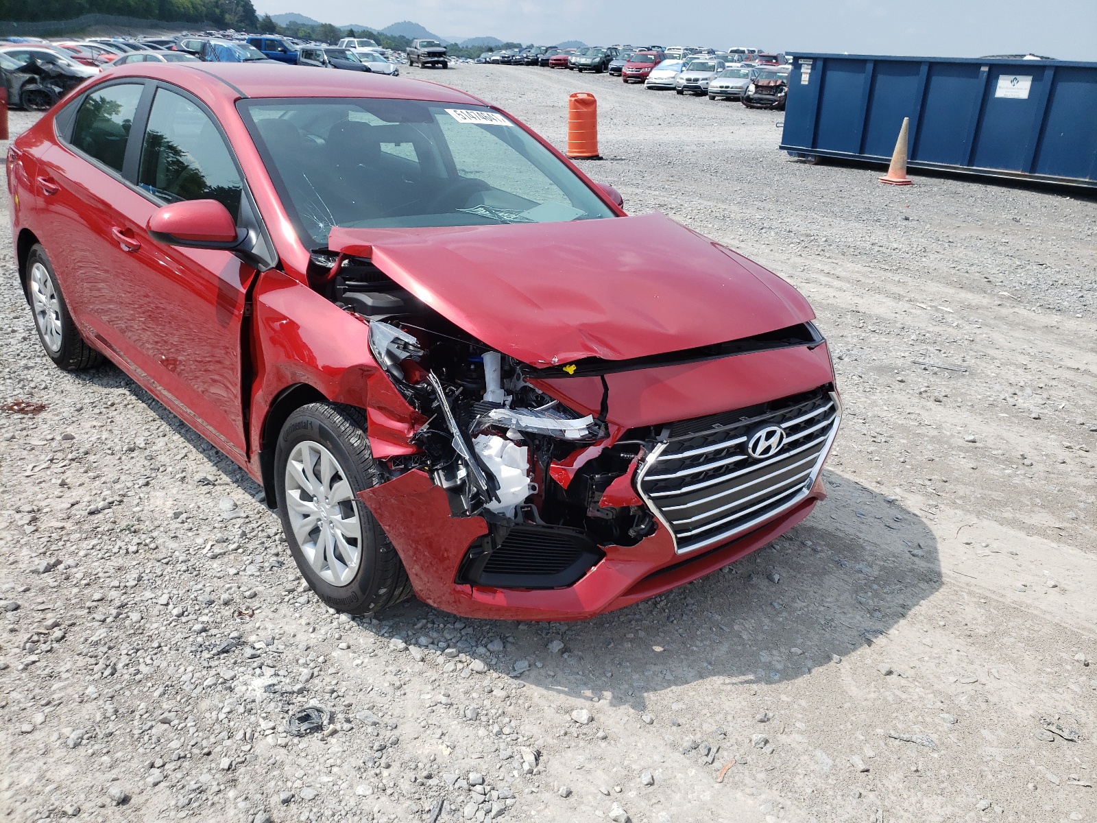 Photo 9 from auction – 2021 HYUNDAI ACCENT SE with VIN 3KPC24A62ME134670
