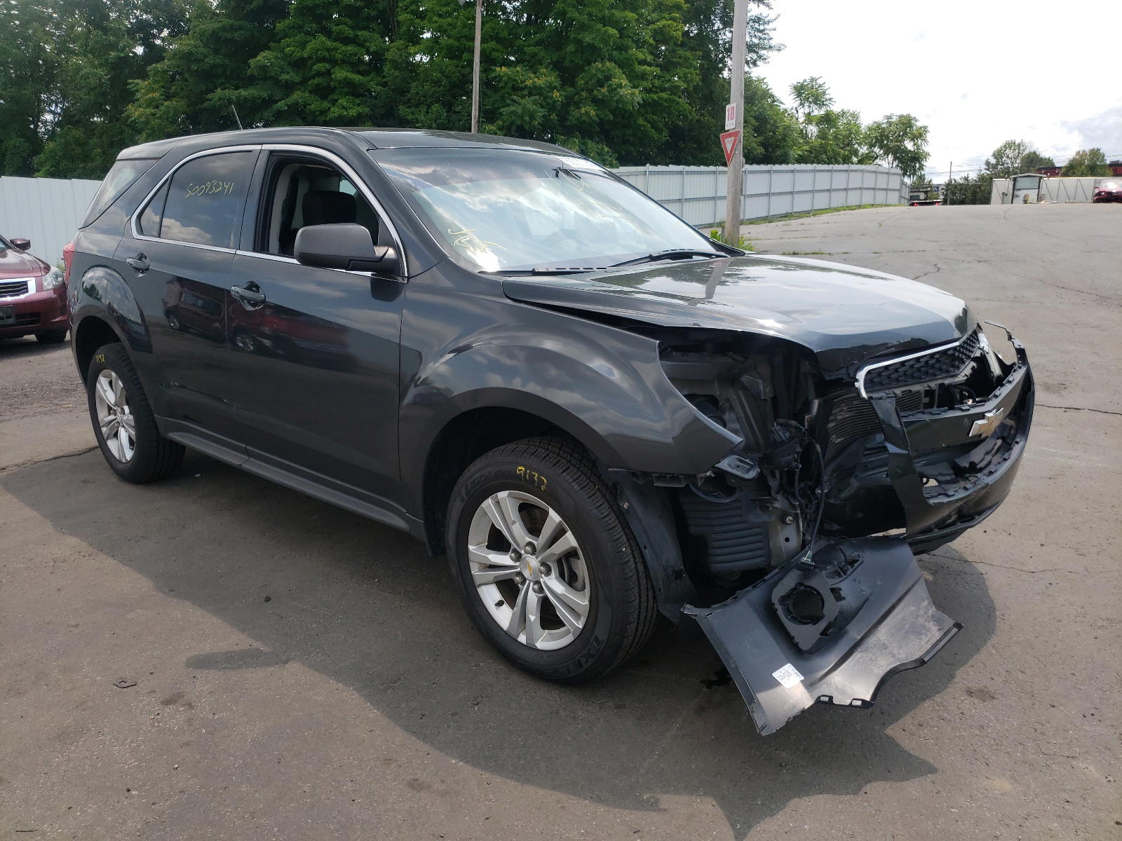 CHEVROLET EQUINOX LS 2014 with VIN 2GNALAEK4E1142799 - Photo from auction