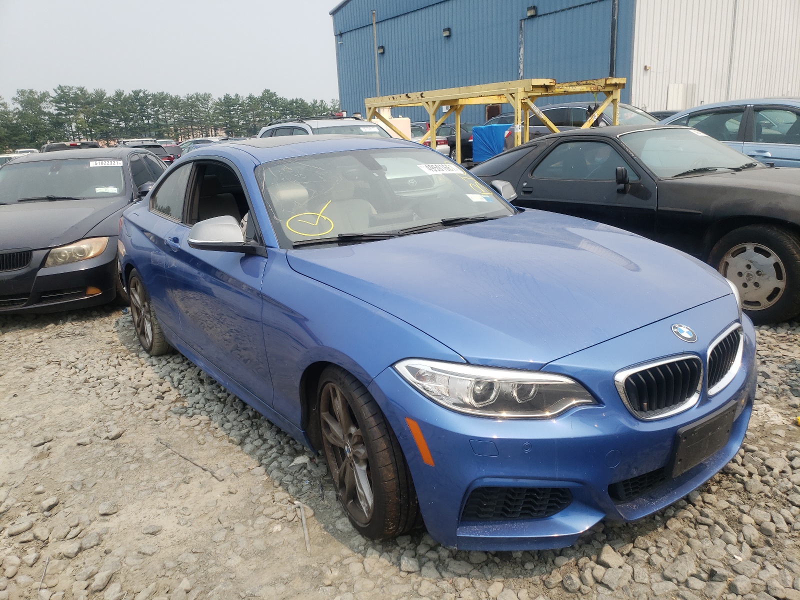 BMW M235I 2015 with VIN WBA1J7C50FV358192 - Photo from auction