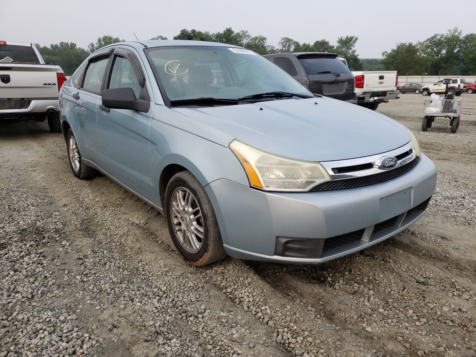 FORD FOCUS SE 2009 with VIN 1FAHP35N89W163855 - Photo from auction