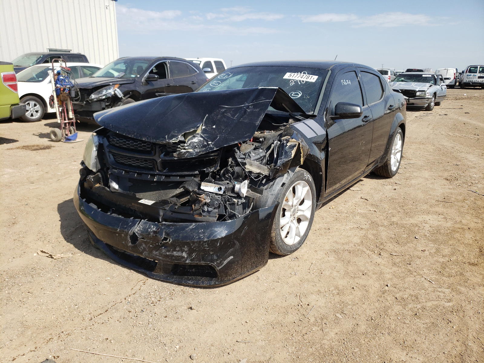 Photo 2 from auction – 2013 DODGE AVENGER R/ with VIN 1C3CDZBG1DN627092