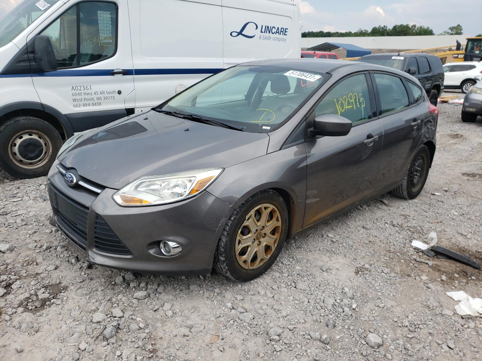 Photo 2 from auction – 2012 FORD FOCUS SE with VIN 1FAHP3K25CL193754
