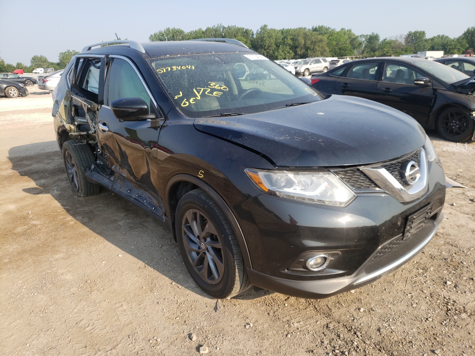 Photo 1 from auction – 2016 NISSAN ROGUE S with VIN 5N1AT2MV7GC919396