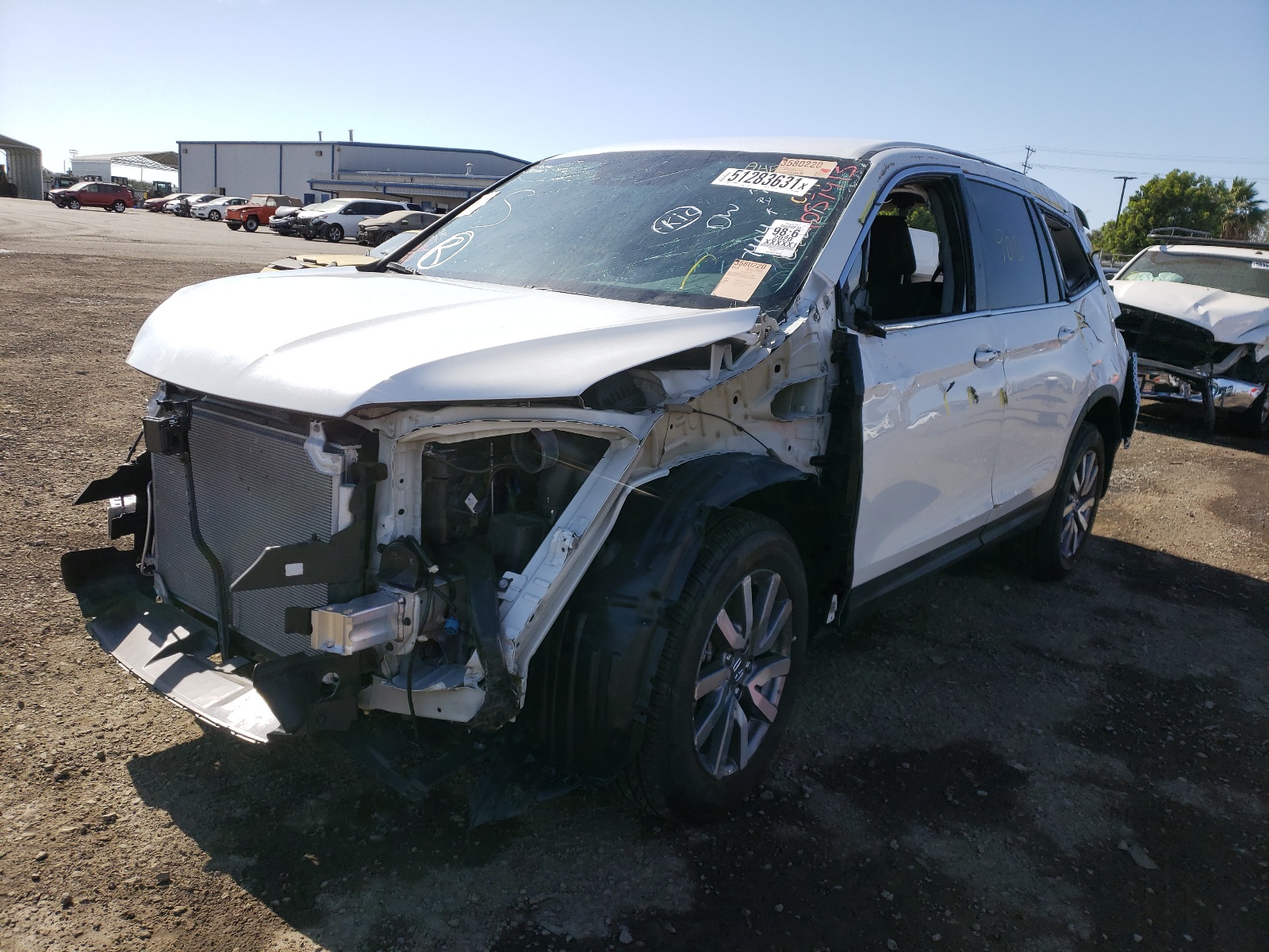 Photo 2 from auction – 2020 HONDA PILOT EX with VIN 5FNYF5H39LB007404