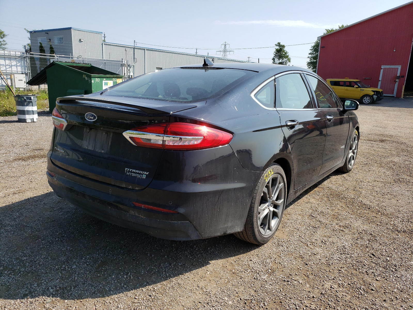Photo 4 from auction – 2019 FORD FUSION with VIN 3FA6P0RU4KR211688