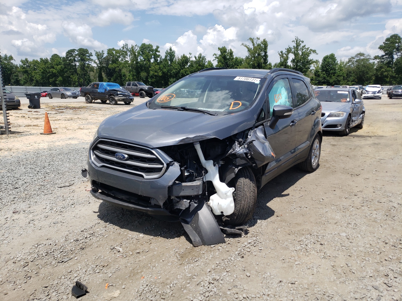 Photo 2 from auction – 2020 FORD ECOSPORT S with VIN MAJ3S2GE2LC321731