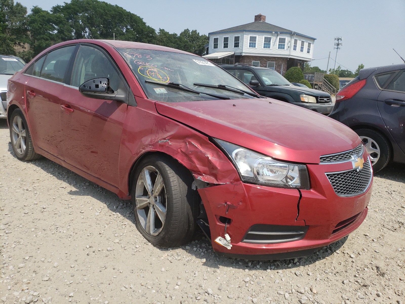 CHEVROLET CRUZE LT 2012 with VIN 1G1PG5SC3C7313188 - Photo from auction