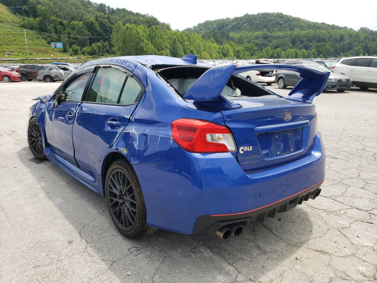 Photo 3 from auction – 2017 SUBARU WRX STI with VIN JF1VA2M64H9822679