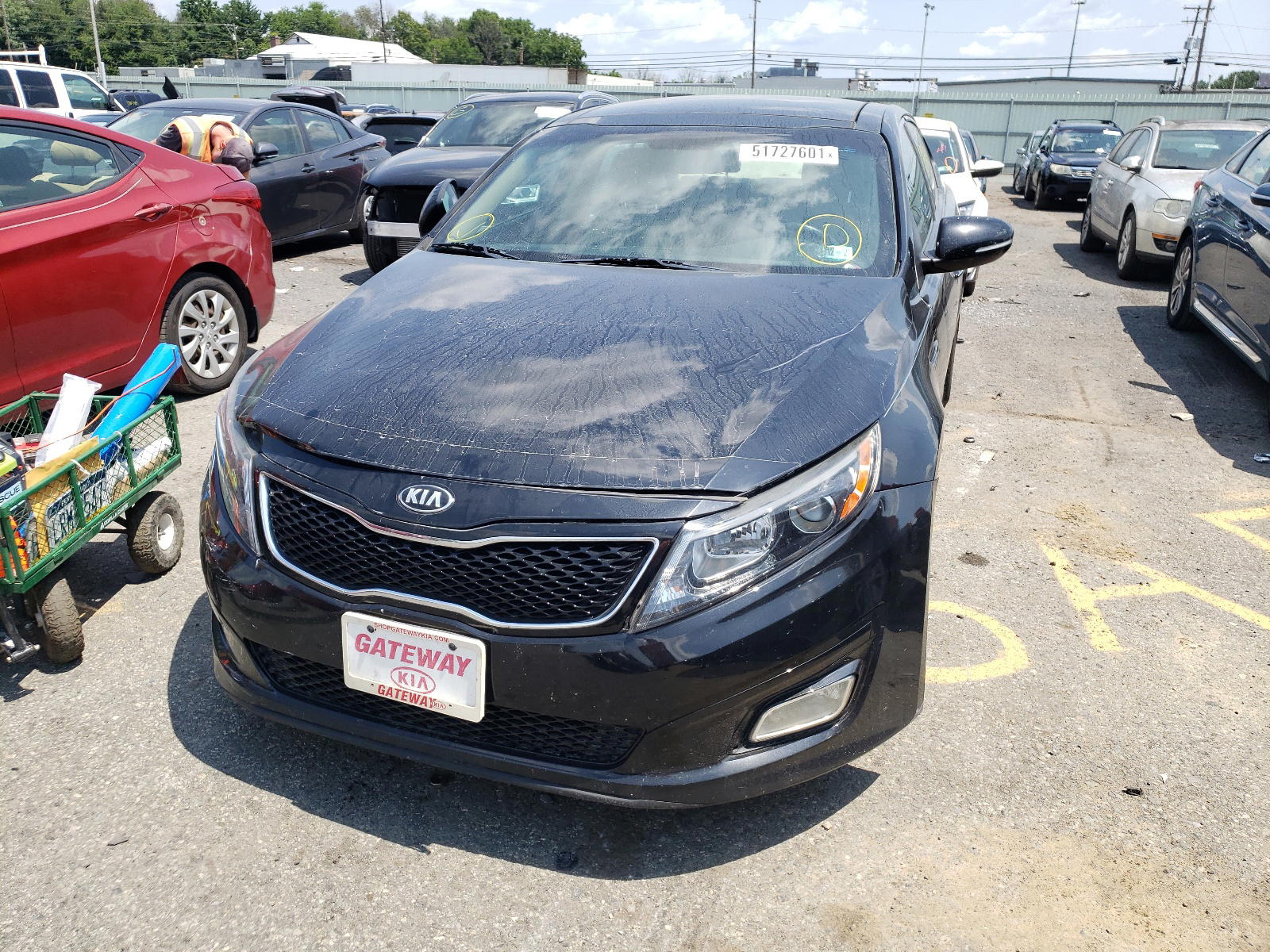 Photo 9 from auction – 2014 KIA OPTIMA EX with VIN 5XXGN4A77EG301261